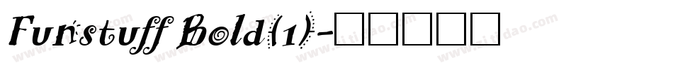 Funstuff Bold(1)字体转换